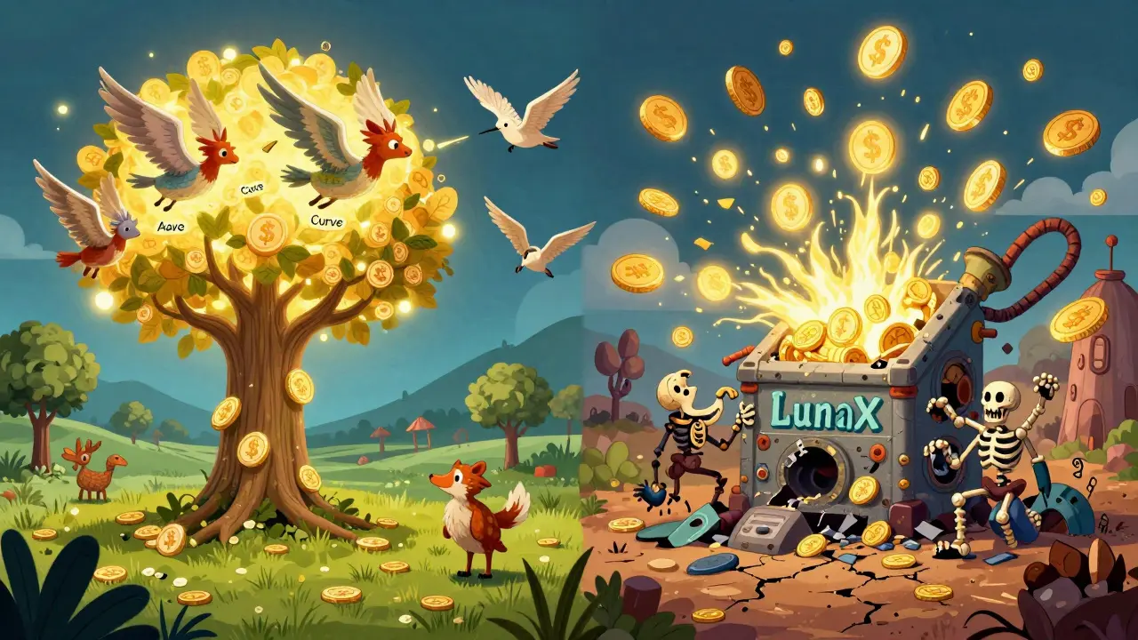 Sustainable vs Unsustainable Yield Farming in Blockchain