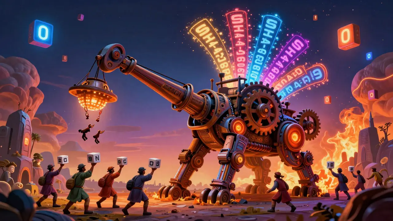 How Bitcoin's Proof of Work Mining Works