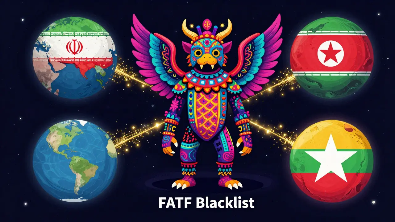 FATF Blacklist: How Iran, North Korea, and Myanmar Use Crypto to Evade Sanctions