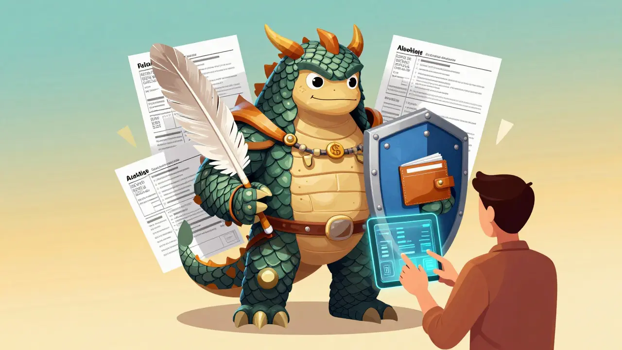 Protective Alebrije guardian ensuring crypto tax compliance